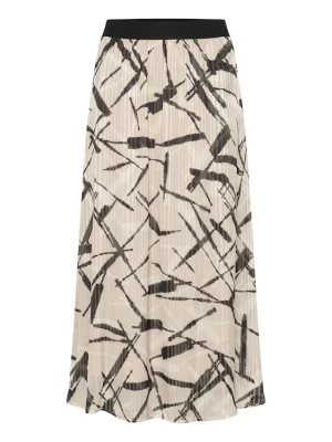 Foto van product Kaffe Rok 'Archy' beige / zwart