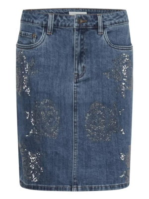 Foto van product Kaffe Rok 'Castelia' blauw denim