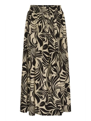 Foto van product Kaffe Rok 'Celia' crème / zwart