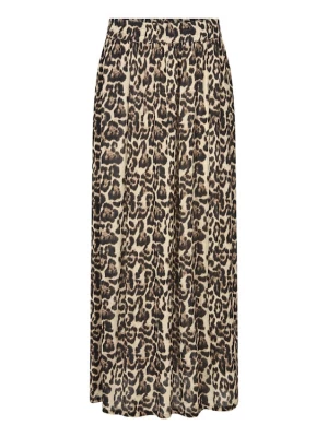 Foto van product Kaffe Rok 'KAEdita' beige / bruin / zwart