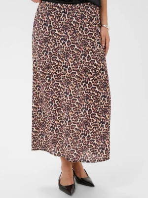 Foto van product Kaffe Rok 'KALucille' beige / crème / bruin / zwart