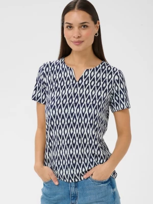 Foto van product Kaffe Shirt 'KAAbella' nachtblauw / wit