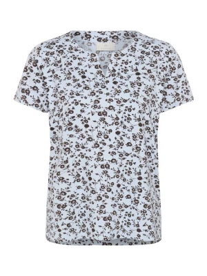 Foto van product Kaffe Shirt 'KABella' lichtblauw / donkerbruin