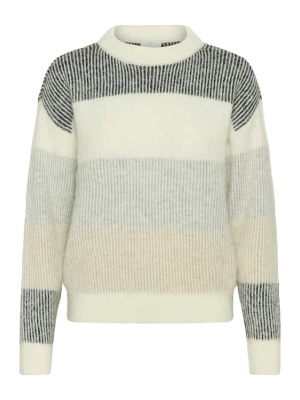 Foto van product Kaffe Trui 'Neve' beige / crème / lichtgrijs / donkergrijs / wolwit
