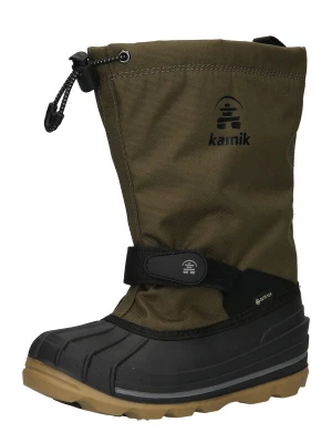 Foto van product Kamik Snowboots 'Waterbug8G' olijfgroen / zwart / wit