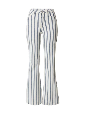 Foto van product Kamila Šikl Jeans 'Striped flared jeans' blauw / wit