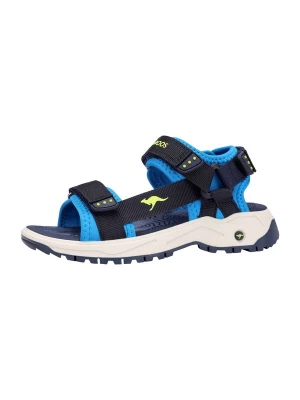 Foto van product KangaROOS Open schoenen 'K-AS Jamie' navy / azuur / neongeel