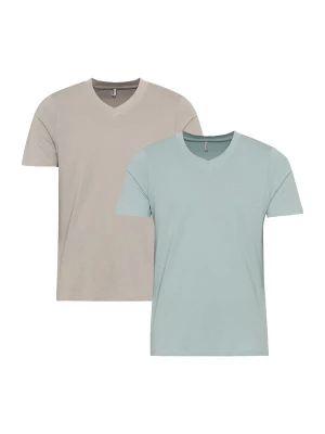 Foto van product KangaROOS Shirt taupe / mintgroen