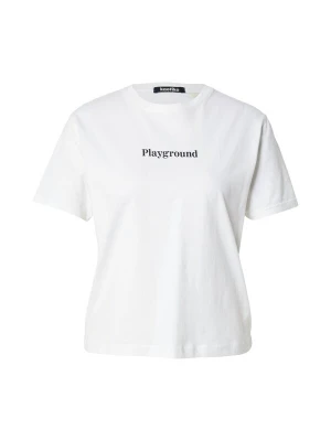 Foto van product Kaotiko Shirt 'NAUGHTY PUPPIES' donkerbruin / citroen / zwart / wit