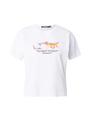 Foto van product Kaotiko Shirt 'THE BEST THERAPY' blauw / bruin / zwart / wit