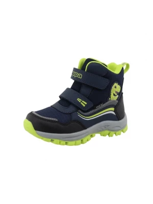Foto van product KAPPA Laarzen 'Erica' navy / lichtgroen / wit