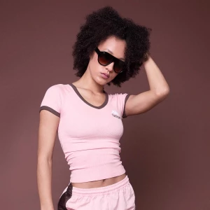 Foto van product KAPPA x SNIPES Rib T-Shirt lichtroze