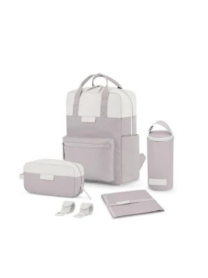 Foto van product Kapten & Son Rugzak 'Bergen Pro Diaper' aardetinten / lichtgrijs
