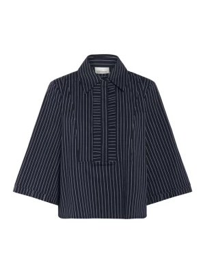 Foto van product KAREN BY SIMONSEN Blouse 'Amy' nachtblauw / wit