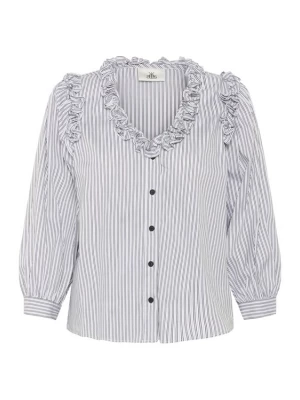 Foto van product KAREN BY SIMONSEN Blouse 'Beatrice ' zwart / wit
