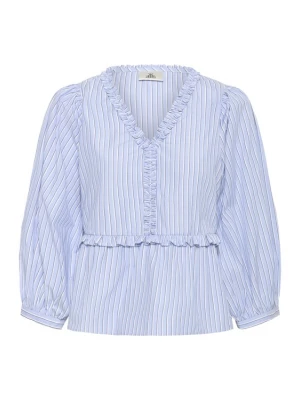 Foto van product KAREN BY SIMONSEN Blouse 'KBDanielle' hemelsblauw / zwart / wit