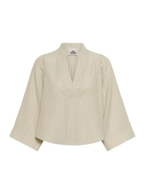 Foto van product KAREN BY SIMONSEN Blouse 'KBFelia' beige / grijs