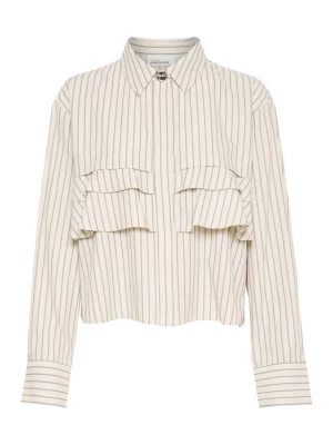 Foto van product KAREN BY SIMONSEN Blouse 'KBUda Nilla' grijs / taupe