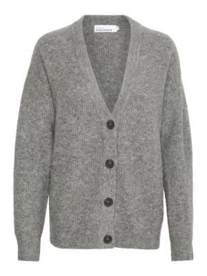 Foto van product KAREN BY SIMONSEN Gebreid vest 'Debbie' donkergrijs