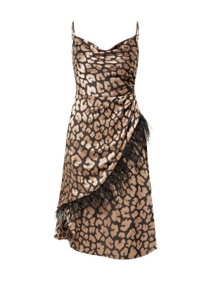 Foto van product Karen Millen Cocktailjurk sand / donkerbruin