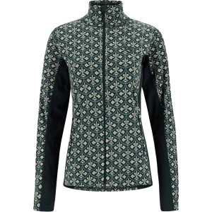 Foto van product Kari Traa Functionele fleece jas 'Thalena' beige / donkergroen / zwart