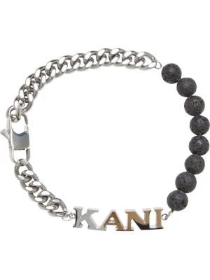 Foto van product Karl Kani Armband zwart / zilver