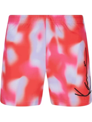 Foto van product Karl Kani Boardshorts pastelblauw / pink / lichtrood / zwart