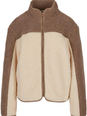 Foto van product Karl Kani Fleece jas crème / taupe