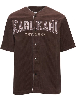 Foto van product Karl Kani Overhemd chocoladebruin / lichtbruin / wit