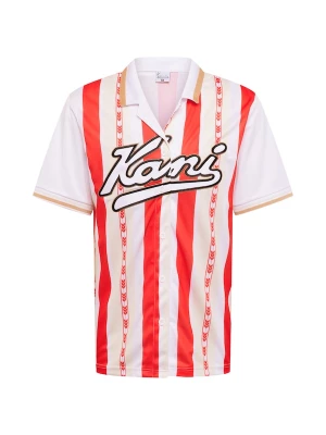 Foto van product Karl Kani Overhemd crème / oranje / rood / wit