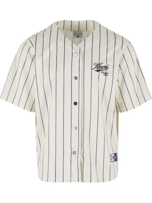 Foto van product Karl Kani Overhemd 'Varsity' navy / offwhite