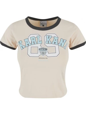 Foto van product Karl Kani Shirt crème / lichtblauw / donkergroen / wit