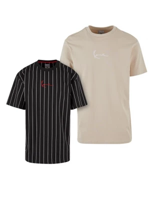 Foto van product Karl Kani Shirt 'Essential' nude / bloedrood / zwart / wit
