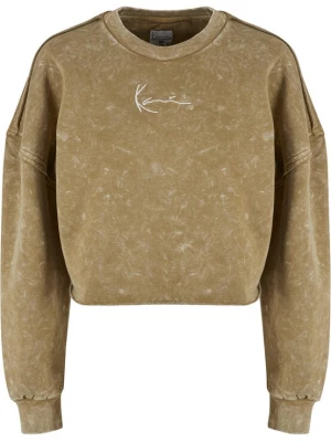 Foto van product Karl Kani Sweatshirt olijfgroen / wit