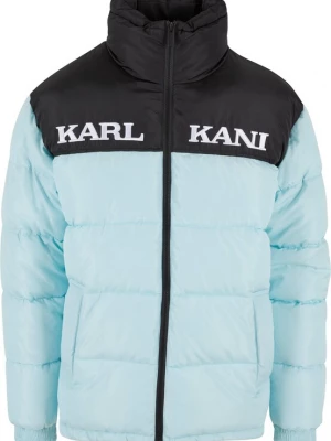 Foto van product Karl Kani Winterjas 'Retro Essential' lichtblauw / zwart / wit