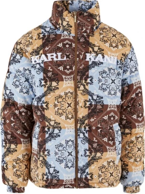 Foto van product Karl Kani Winterjas sand / lichtblauw / chocoladebruin / wit