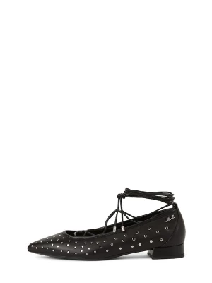 Foto van product Karl Lagerfeld Ballerina met riempjes zwart