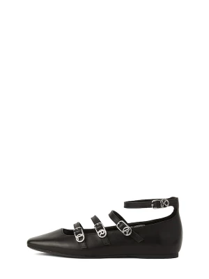 Foto van product Karl Lagerfeld Ballerina met riempjes zwart