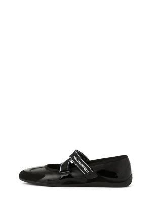 Foto van product Karl Lagerfeld Ballerina met riempjes zwart / wit