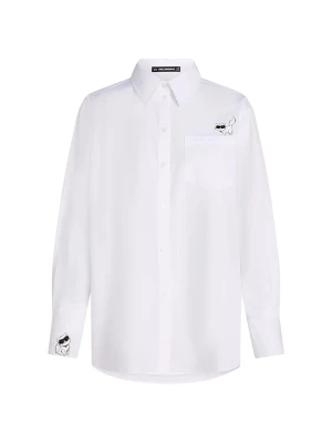 Foto van product Karl Lagerfeld Blouse 'Ikon Choupette' zwart / wit