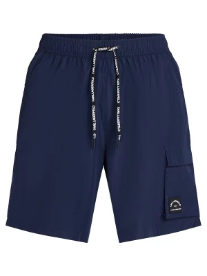 Foto van product Karl Lagerfeld Boardshorts ' RUE ST-GUILLAUME' blauw / zwart / wit