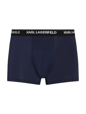Foto van product Karl Lagerfeld Boxershorts donkerblauw / zwart / wit