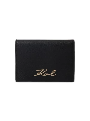Foto van product Karl Lagerfeld Etui ' K / Signature Klappbares Kartenetui ' zwart