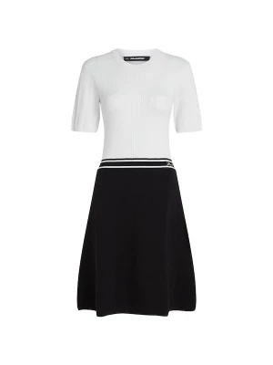 Foto van product Karl Lagerfeld Gebreide jurk zwart / wit