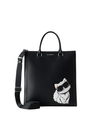 Foto van product Karl Lagerfeld Handtas 'IKON CHOUPETTE' sand / pastelroze / zwart / wit