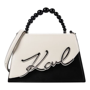 Foto van product Karl Lagerfeld Handtas 'Signature 2.0' zwart / wit