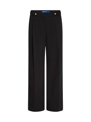 Foto van product KARL LAGERFELD JEANS Bandplooibroek zwart