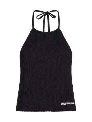 Foto van product KARL LAGERFELD JEANS Gebreide top zwart / wit