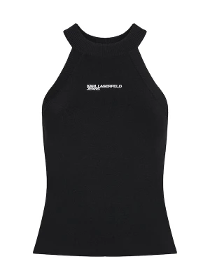 Foto van product KARL LAGERFELD JEANS Gebreide top zwart / wit