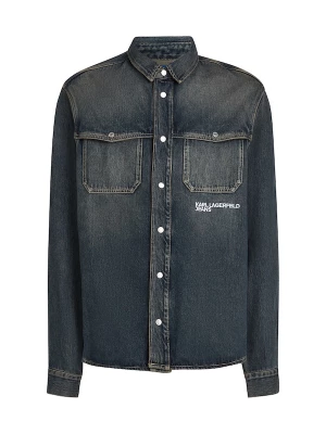 Foto van product KARL LAGERFELD JEANS Overhemd donkerblauw / wit